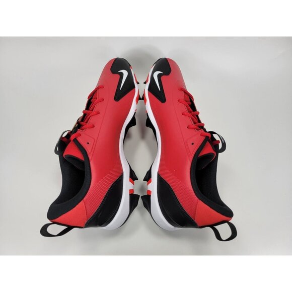 Nike Force Trout 9 Keystone Molded Baseball Cleats Mens 13 Red Black FB9728-600 - Picture 8 of 10